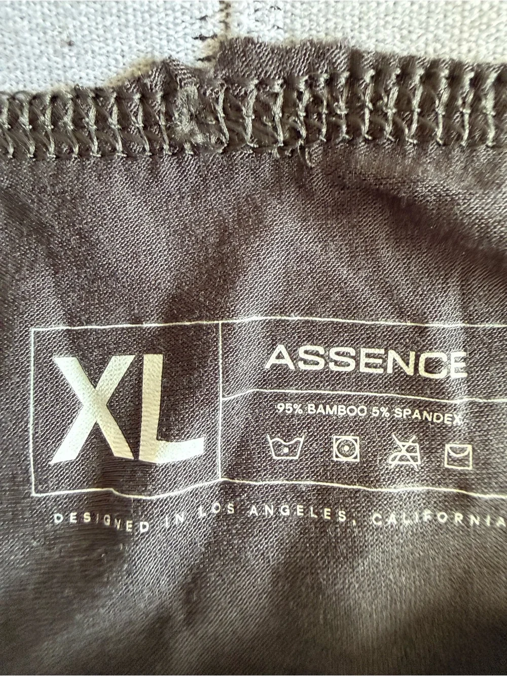 Assence Dual Pouch Boxer Brief Grey XL NWOT